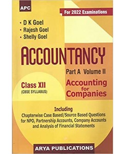 Accountancy Part A- Vol II for Class-12